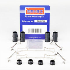 Borg & Beck - FITTING KIT - PADS - BBK1735 - Fits: VOLVO XC40, 60 09/19-