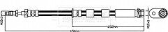 Borg & Beck - BRAKE HOSE - BBH8501 - Fits: Ford Fiesta VI (Discs) 09/12-