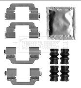 Borg & Beck - FITTING KIT - PADS - BBK1471 - Fits: Ford B-Max 10/12-