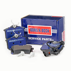 Borg & Beck - REAR BRAKE PADS - BBP1824 - Fits: Seat Ibiza 02-