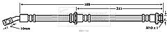 Borg & Beck - BRAKE HOSE - BBH7700 - Fits: Nissan Cube(Z12),Tiida (C11)