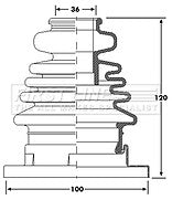 First Line - CV JOINT BOOT KIT - FCB6186 - Fits: VAG A1, Ibiza