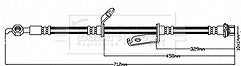 Borg & Beck - BRAKE HOSE - BBH8315 - Fits: TOYOTA RAV 4 12/13-