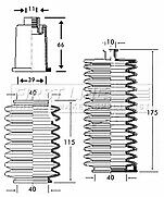 First Line - STEERING GAITER KIT - FSG3165 - Fits: Citroen - Power Steering