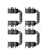 Borg & Beck - FITTING KIT - PADS - BBK1549 - Fits: Hyundai i20 1.2 -ESP 09/08-