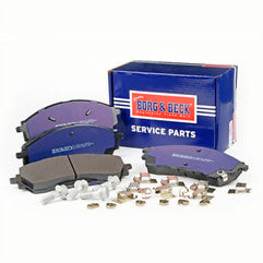 Borg & Beck - BRAKE PADS - BBP2923 - Fits: Ranger 2.0 EcoBlue + Sports Suspension 03/19-