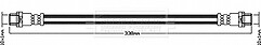Borg & Beck - BRAKE HOSE - BBH8090 - Fits: VW Amarok 09/10-