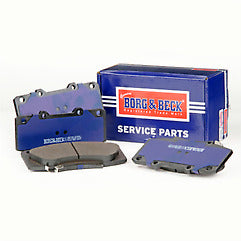 Borg & Beck - FRONT BRAKE PADS - BBP2286 - Fits: Toyota Hi-Lux 2.5 D-4D 10/08-