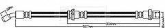 Borg & Beck - BRAKE HOSE - BBH8599 - Fits: SUBARU Forester 12/03-05/08