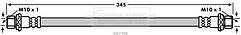 Borg & Beck - BRAKE HOSE - BBH7888 - Fits: Toyota Hi-Lux VI Pick-up (N1)