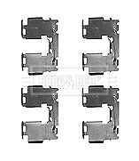 Borg & Beck - FITTING KIT - PADS - BBK1546 - Fits: Toyota RAV 4 III 02/06-