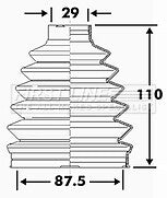First Line - CV JOINT BOOT KIT - FCB6111 - Fits: Renault Laguna 2.0 dCi