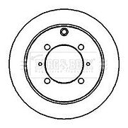 Borg & Beck - BRAKE DISC PAIR - BBD4196 - Fits: Mitsubishi Galant 1.8-2.5 93-