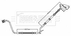 Borg & Beck - BRAKE HOSE - BBH7625 - Fits: Jeep Grand Cherokee 99-04