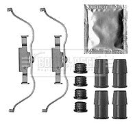 Borg & Beck - FITTING KIT - PADS - BBK1352 - Fits: L'Rover RangeRover 03/02-