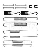 Borg & Beck - FITTING KIT - SHOES - BBK6329 - Fits: Toyota Hi-Lux 2.5D-4D4x4 7/05-