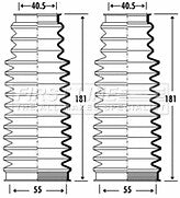 First Line - STEERING GAITER KIT - FSG3276 - Fits: BMW 3srs E46, Z4