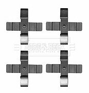 Borg & Beck - FITTING KIT - PADS - BBK1603 - Fits: Porsche Cayenne 06/10-