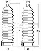 First Line - STEERING GAITER KIT - FSG3105 - Fits: Volkswagen - Power Steering
