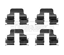 Borg & Beck - FITTING KIT - PADS - BBK1234 - Fits: Mercedes A,B Class 97-