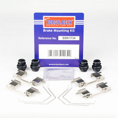 Borg & Beck - FITTING KIT - PADS - BBK1734 - Fits: HONDA CR-V V 1.5 12/16-