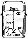 First Line - BRAKE CABLE - FRONT - FKB2773 - Fits: GM Vivaro, Trafic RHD 01-06