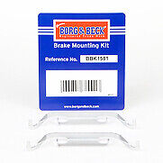 Borg & Beck - FITTING KIT - PADS - BBK1581 - Fits: BMW X3 (E83) 09/06-