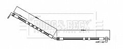 Borg & Beck - BRAKE HOSE - BBH8855 - Fits: Ranger TKE 2011-