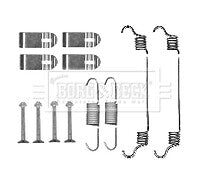 Borg & Beck - FITTING KIT - SHOES - BBK6205 - Fits: Kia Sorento II 11/09-