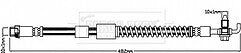 Borg & Beck - BRAKE HOSE - BBH8041 - Fits: PSA 308 1.6 11-