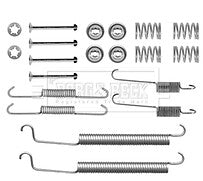 Borg & Beck - FITTING KIT - SHOES - BBK6144 - Fits: Citroen,Peugeot,Renault