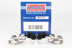 Borg & Beck - FITTING KIT - PADS - BBK1741 - Fits: HYUNDAI i10 III 09/19-