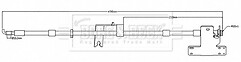 Borg & Beck - BRAKE HOSE - BBH8687 - Fits: Ford Mondeo Mk V 9/14-