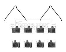 Borg & Beck - FITTING KIT - PADS - BBK1081 - Fits: Mazda 6 02-12
