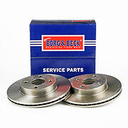 Borg & Beck - BRAKE DISC PAIR - BBD4740 - Fits: Toyota iQ 09-