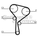 ContiTech - TIMING BELT KIT - CT1035K2 - Fits: Renault Clio,Kangoo 1.5dCi
