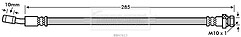 Borg & Beck - BRAKE HOSE - BBH7613 - Fits: Kia Ceed,Pro Ceed 10/06-