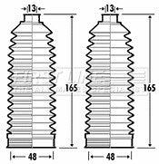 First Line - STEERING GAITER KIT - FSG3341 - Fits: BMW Mini MkI