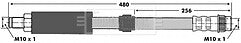 Borg & Beck - BRAKE HOSE - BBH6604 - Fits: Renault Laguna 94-