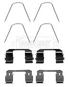 Borg & Beck - FITTING KIT - PADS - BBK1363 - Fits: Honda CR-V II 01/04-09/06