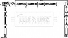 Borg & Beck - BRAKE HOSE - BBH8016 - Fits: Landrover Discovery III 04-09
