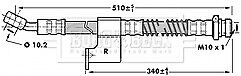 Borg & Beck - BRAKE HOSE - BBH7033 - Fits: Hyundai Elantra 00-