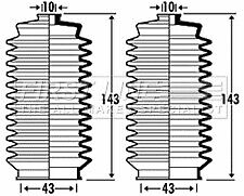 First Line - STEERING GAITER KIT - FSG3374 - Fits: Toyota MR2 II, Starlet