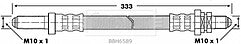 Borg & Beck - BRAKE HOSE - BBH6589 - Fits: Ford Fiesta Courier 91- rear