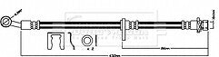 Borg & Beck - BRAKE HOSE - BBH8400 - Fits: Honda CR-V IV (RE) 10/12-
