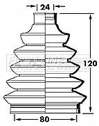 First Line - CV JOINT BOOT KIT - FCB6029 - Fits: Chrysler, Mini, Nissan, Toyota