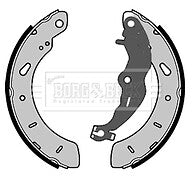 Borg & Beck - BRAKE SHOES - BBS6460 - Fits: Ford Focus III 04/11-