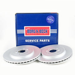 Borg & Beck - BRAKE DISC PAIR - BBD4695 - Fits: Rover MG TF,ZT-T 01 - 05