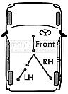 First Line - BRAKE CABLE- LH REAR - FKB1689 - Fits: Nissan Micra K11 (Drums) 93-03