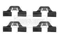 Borg & Beck - FITTING KIT - PADS - BBK1203 - Fits: Audi,Fiat,Ford,Peugeot